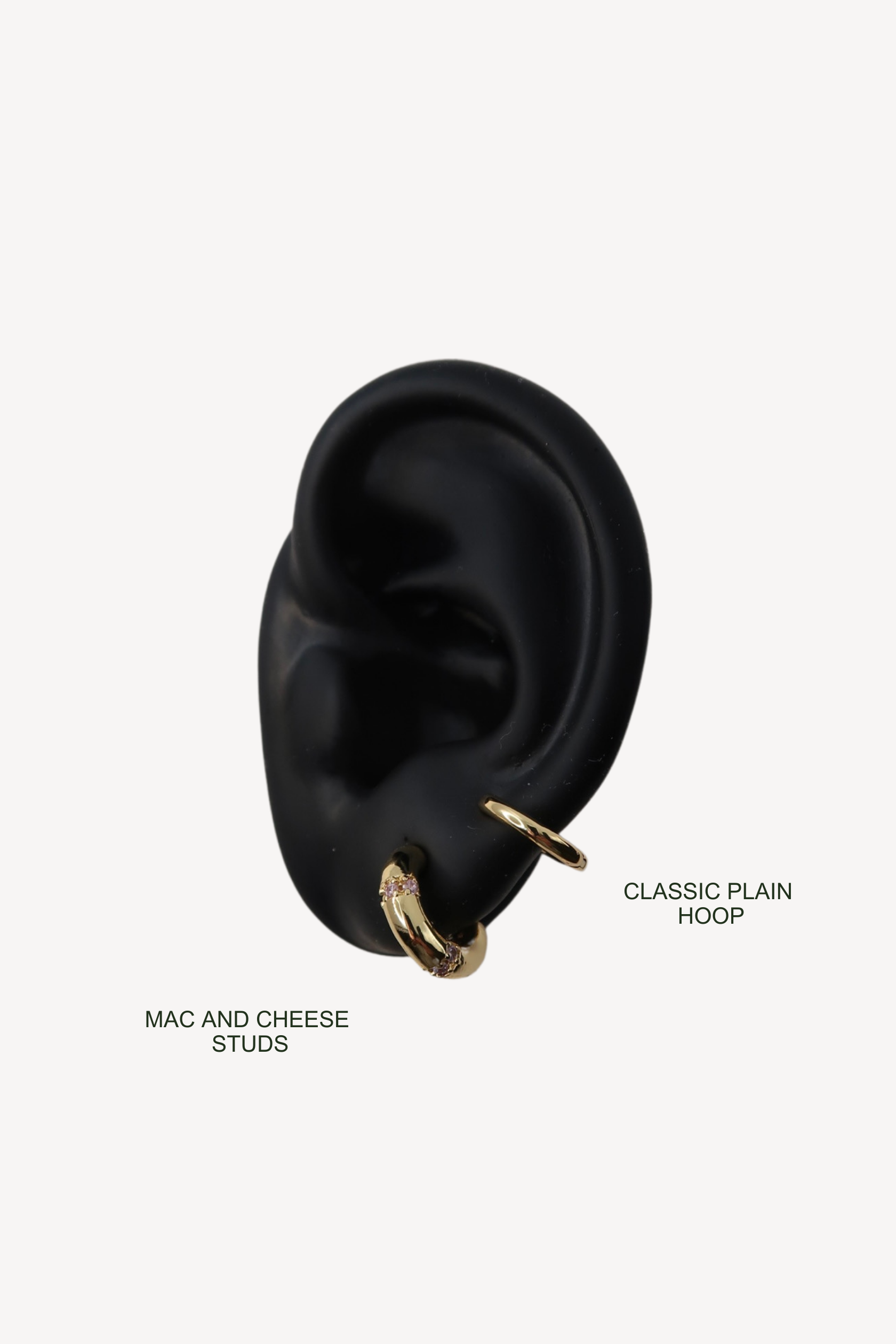 MAC AND CHEESE STUDS EARRINGS