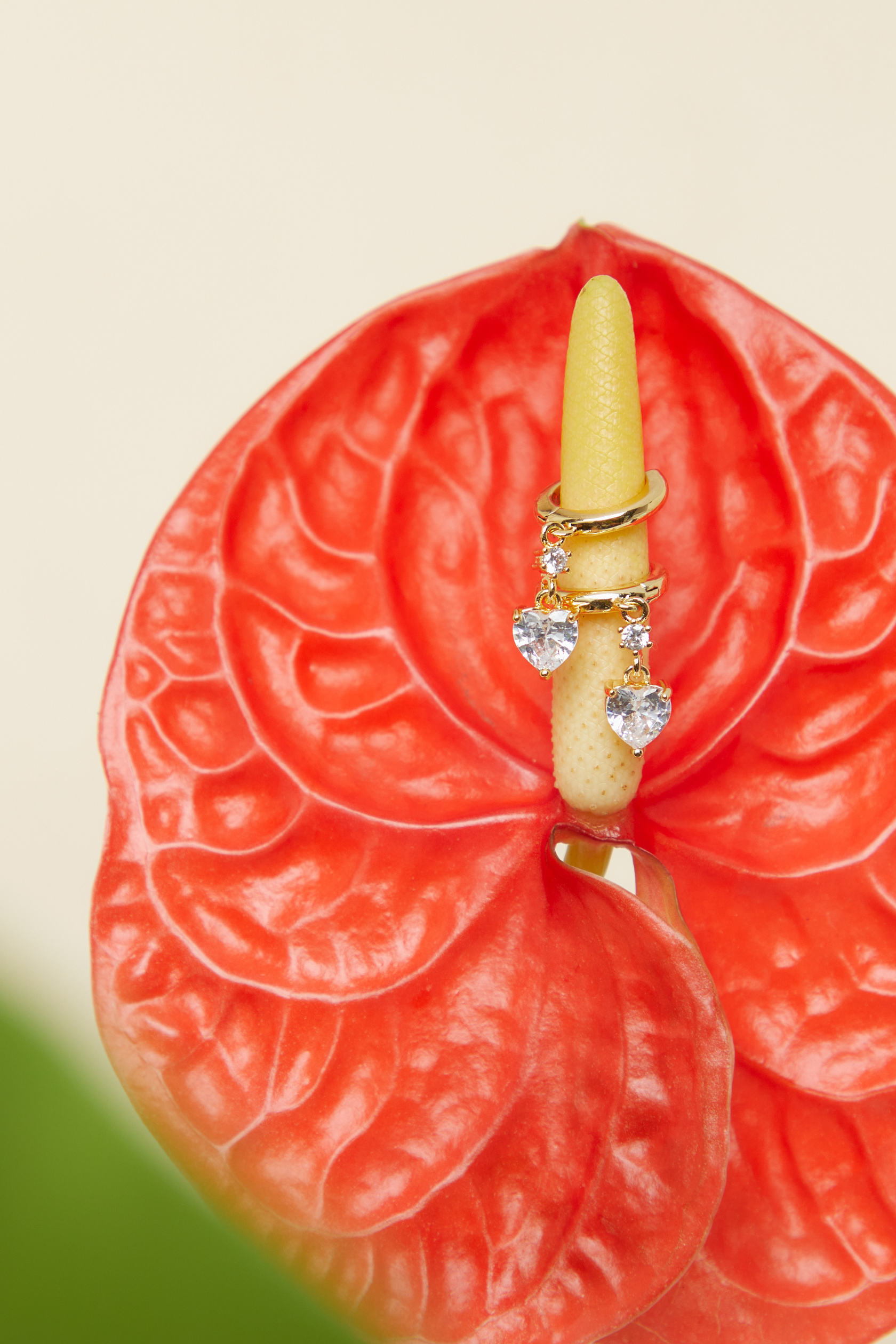 LOVE DROPS HOOP EARRINGS