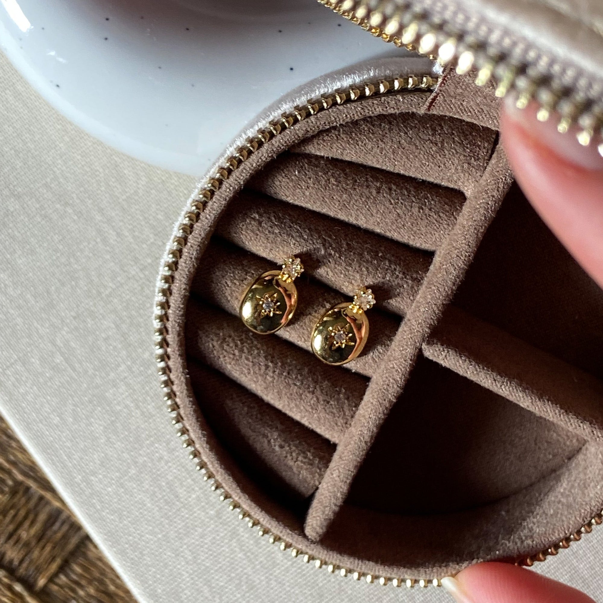 Easter stud earrings.